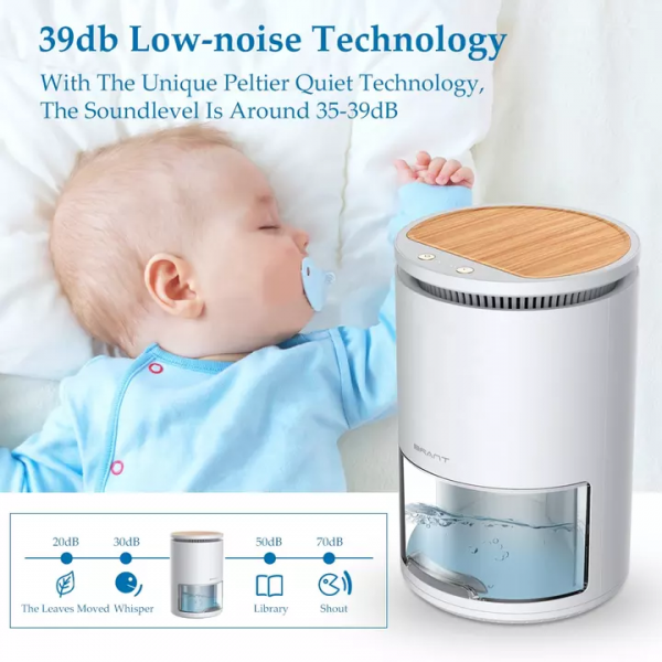 Home Use Desiccant Moisture Absorber Electric Dehumidifier